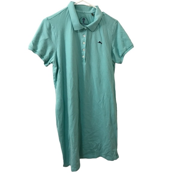 Tommy Bahama Aqua Mini Dress - Picture 1 of 9